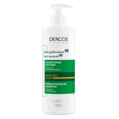 Vichy Dercos šampón proti lupinám na suché vlasy 390 ml