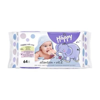 BELLA HAPPY BABY Vlhčené obrúsky s vitamínom E 64 ks