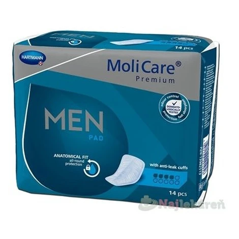 MoliCare Premium MEN PAD 4 kvapky inkontinenčné vložky pre mužov 14ks