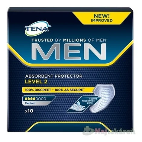 TENA Men Level 2 inkontinenčné vložky pre mužov 10ks