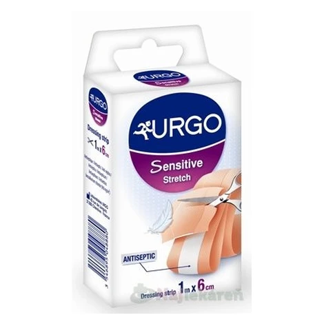 URGO Sensitive Stretch náplasť na citlivú pokožku 1mx6cm  1ks