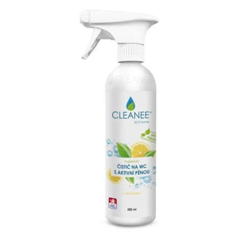 Hygienický WC čistič s aktívnou penou a citrónovou vôňou EKO CLEANEE 500ml