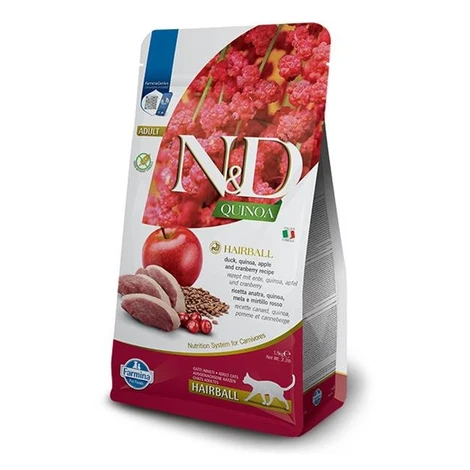 N&D cat QUINOA GF adult hairball 1,5 kg
