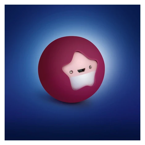PABOBO Svetielko nočné na zaspávanie Nomade Litte Moon Red