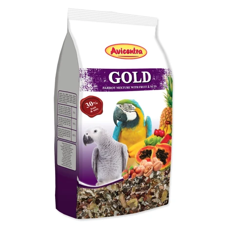 AVICENTRA GOLD krmivo pre veľké papagáje 850 g
