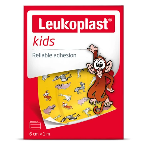 LEUKOPLAST Kids vodeodolná náplasť na rany pre deti, pás 6cmx1m 1 ks