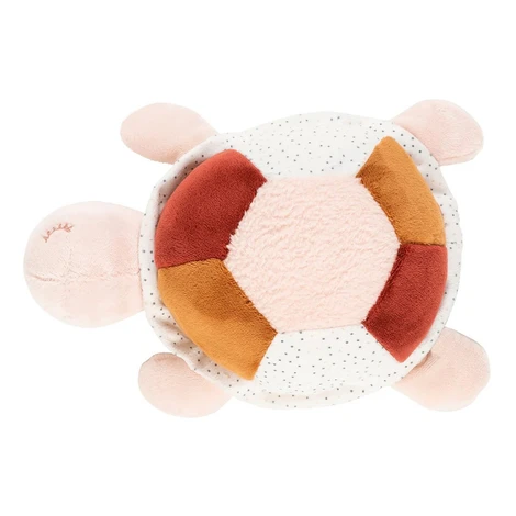 NATTOU Hračka plyšová korytnačka Lapidou 4 aktivity 19 cm Pink