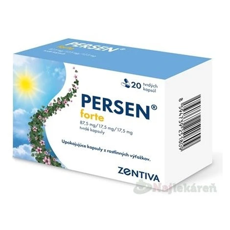 Persen forte cps.dur.20 2 x 10 x 87,5 mg/17,5 mg/17,5 mg