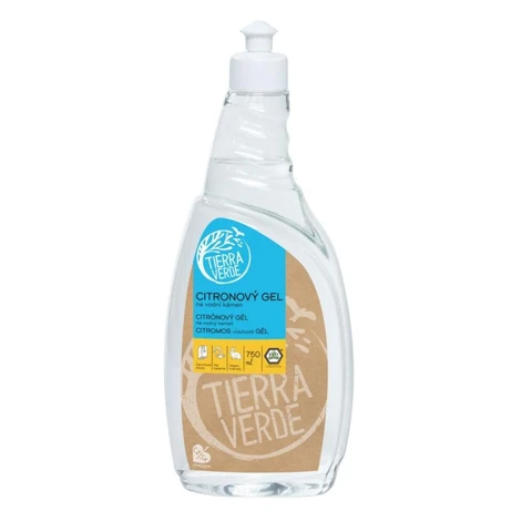 Citrónový gél na vodný kameň Tierra Verde 750ml