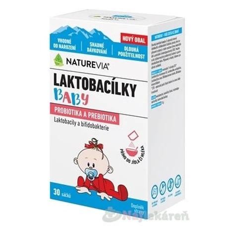 Swiss NatureVia Laktobacieľky baby 30 sáčkov