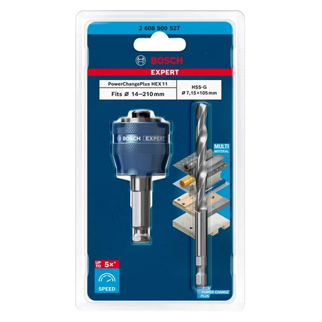 Bosch Adaptér pre dierovky Expert 11 mm, vrták HSS-G, 7,15 x 105 mm