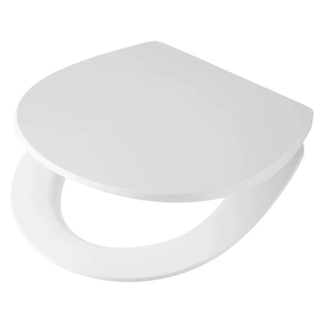 baliv WC doska CARONI s mechanizmom soft-close, polypropylén, biele