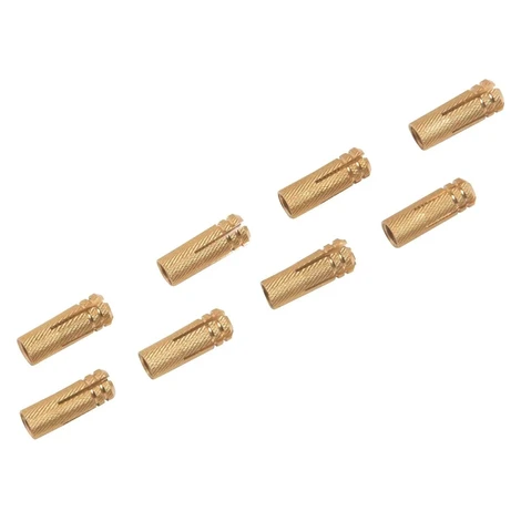 LUX-TOOLS Mosadzná rozperná hmoždinka M5 x 20 mm, 8 ks