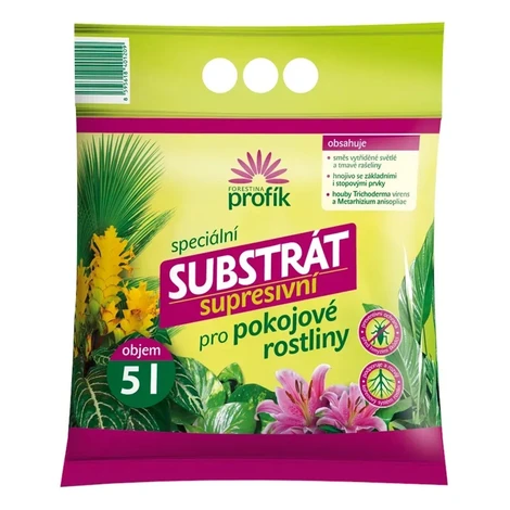FORESTINA profík Supresívny Substrát pre izbové rastliny 5 l