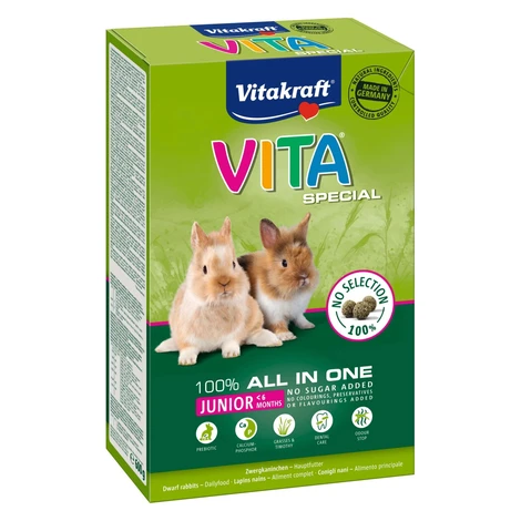 Vitakraft Kompletné krmivo pre králiky Vita Special Junior 600 g