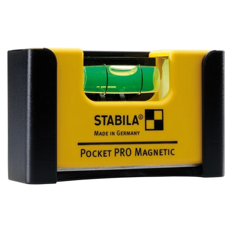 STABILA Vrecková vodováha Pocket Pro Magnetic s klipom na opasok 1x libela, 7 cm