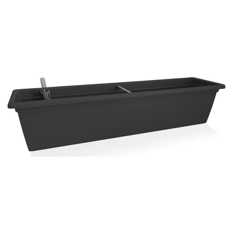 GARDENICO Samozavlažovací kvetináč Magnólia 2SMART antracit 78,5 x 19,5 x 17,5cm
