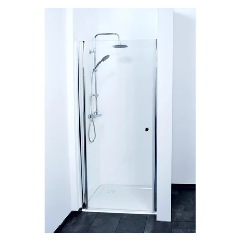 Sanotechnik Otočné sprchové dvere do niky Brava MD90, chróm, 85-87 x 195 cm