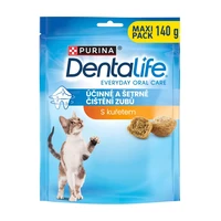 PURINA Dentalife Maškrty pre mačky kura 140 g