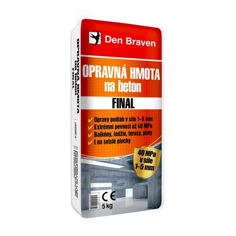Den Braven Opravná hmota na betón FINAL, 5 kg