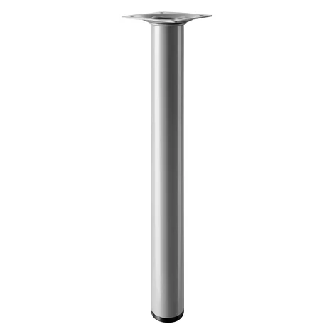 Hettich Stolová noha priemer 30 mm x 300 mm hliníkový vzhľad