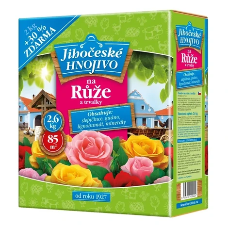 Jihočeské hnojivo ruže a trvalky 2,6 kg