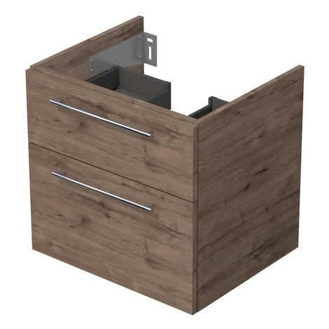 INTEDOOR Kúpeľ.skriňa pod dosku BEE, úchyt chróm, 2zás., š. 60cm, dub Wellington