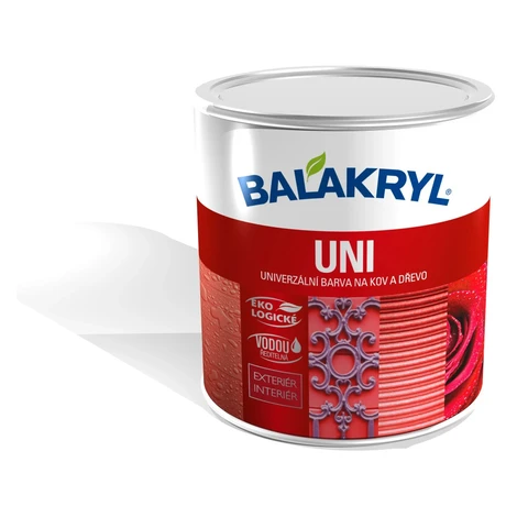 BALAKRYL Univerzálna farba na kov a drevo UNI LESK 0620 žltá 0,7 kg