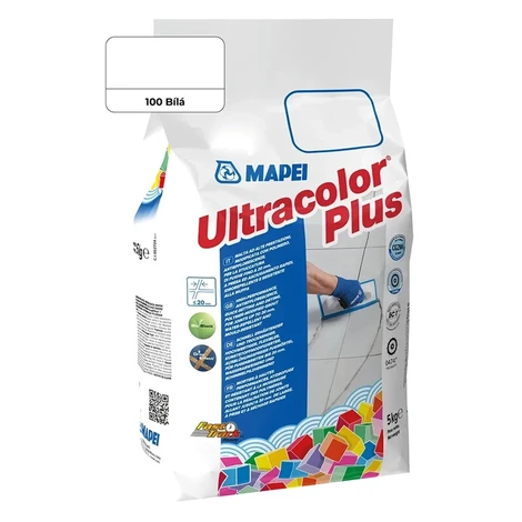 Mapei Škárovacia hmota Ultracolor Plus 5 kg, 100 biela