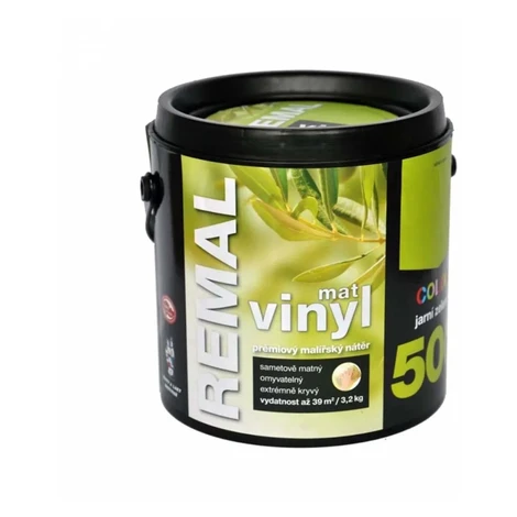 REMAL Vinyl COLOR Mat Prémiový maliarsky náter 500 jarná zelená 3,2 kg
