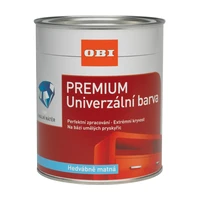 OBI Univerzálna farba PREMIUM hodvábne matná striebrosivá 2,5 l