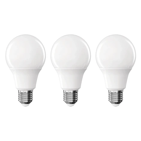 EMOS LED žiarovka Classic A60, E27, 9,5 W (75 W), 1055lm, 4000K, 3 ks