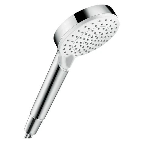 Hansgrohe Ručná sprcha Crometta Vario EcoSmart 6,7 l/min, biela/chróm, pr. 100mm