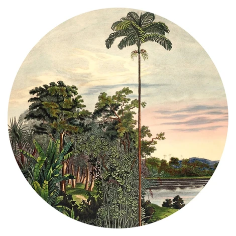 Komar Samolepiaca vliesová fototapeta Dot Vintage Landscape pr. 125 cm