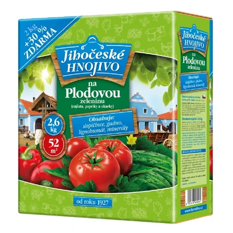 Jihočeské hnojivo na plodovú zeleninu 2,6 kg