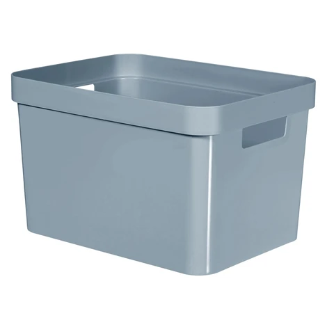 Modré úložné boxy
