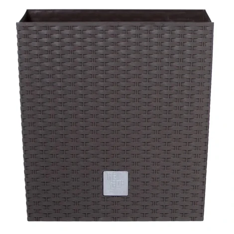 Prosperplast Kvetináč s vkladom Rato Low 17 cm, umbra