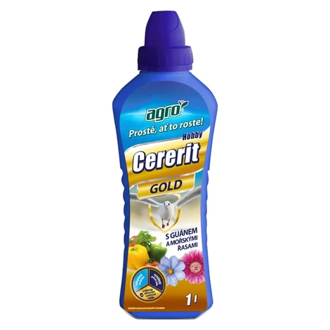 AGRO Cererit Hobby GOLD Kvapalné hnojivo s guánom a morskými riasami 1 l