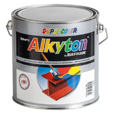 DUPLI-COLOR Samozákladový email ALKYTON matný, 9010 biela, 250 ml