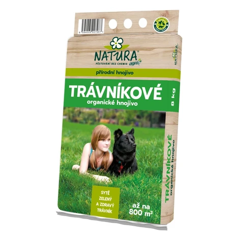 NATURA Prírodné organické trávnikové hnojivo 8 kg Agro NATURA