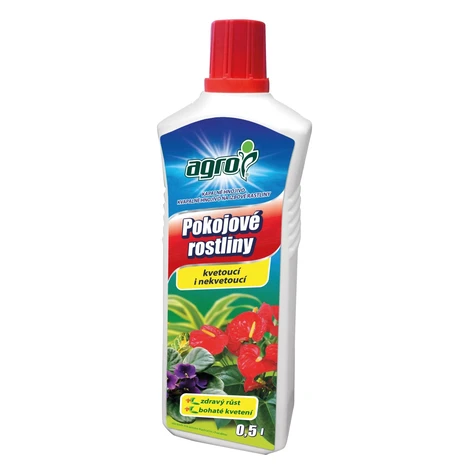 AGRO Kvapalné hnojivo pre izbové rastliny 0,5 l