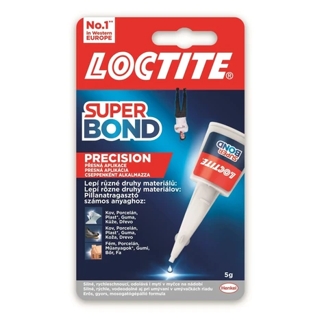 LOCTITE Sekundové/sekundové lepidlo SUPER BOND PRECISION 5 g
