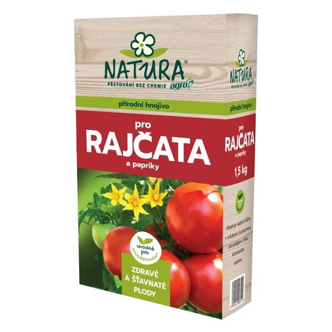 NATURA Prírodné hnojivo pre paradajky a papriky 1,5 kg Agro NATURA