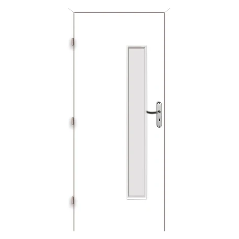 Voster Falcové interiérové dvere METRIX 2/3, fólia Finish, biela, 70 Ľ