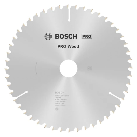 Bosch Pílový rezný kotúč Optiline Wood, pr. 216 x 30 mm (z48)