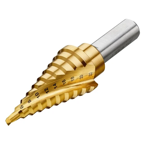 DeWALT Titánový stupňovitý vrták do kovu, stopka pr. 10 mm, 4-22 mm