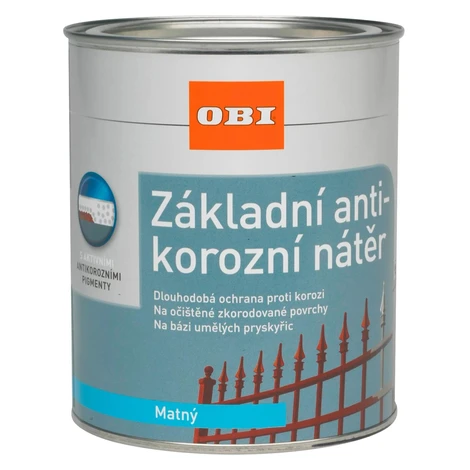 OBI Základný antikorózny náter matný biely 750 ml