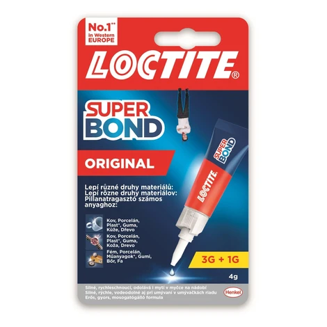 LOCTITE Sekundové/sekundové lepidlo SUPER BOND ORIGINAL 4 g