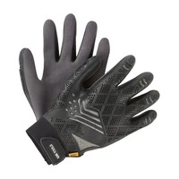 LUX-TOOLS Pracovné rukavice Tough, sivé, veľ. 8