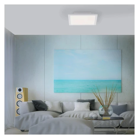Just Light. Stropné LED sviet. Fleet s det. poh., 18W, 4000K, 29,5 x 29,5 cm